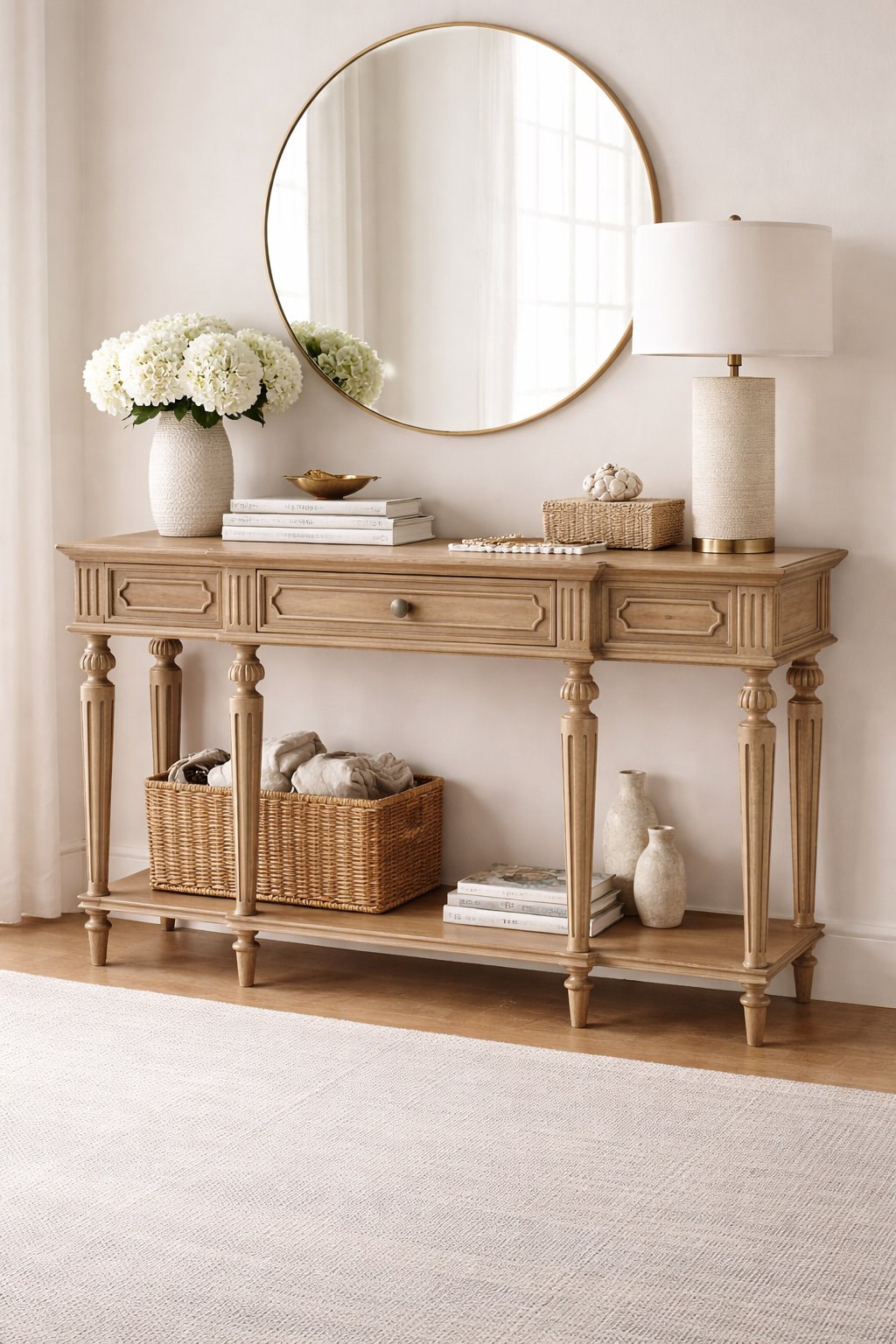 Royal Bloom Console Table