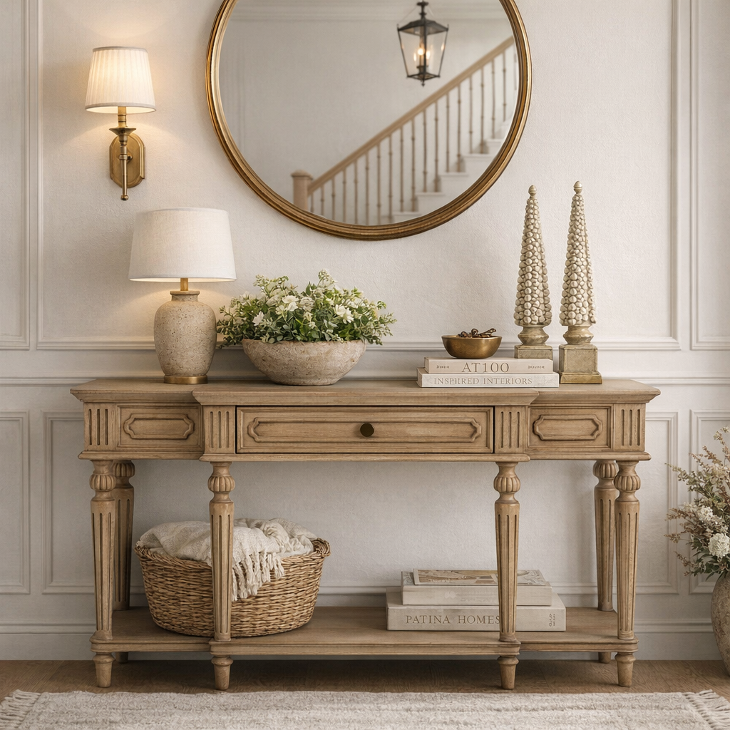Royal Bloom Console Table