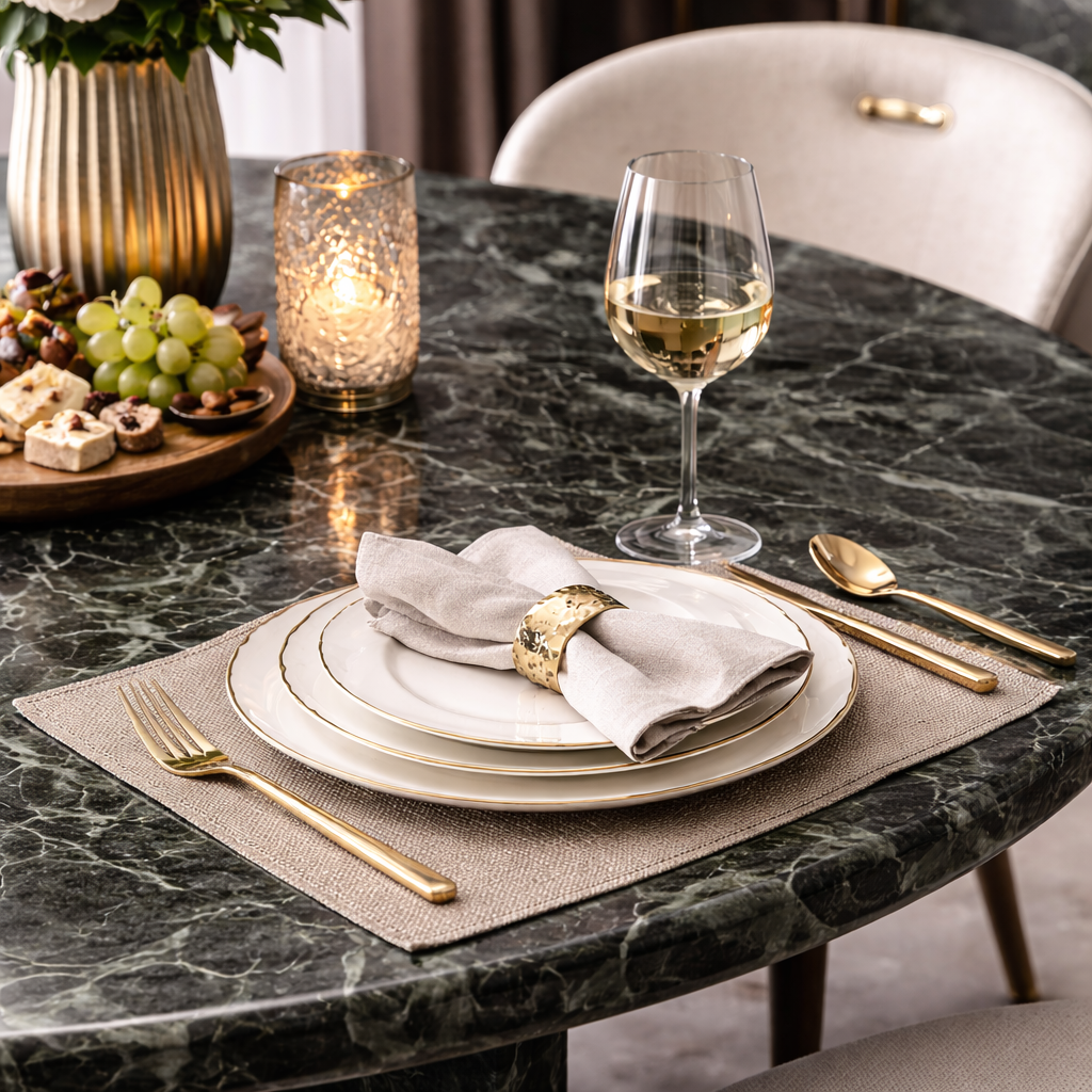 Montressa Marble Orbit Table