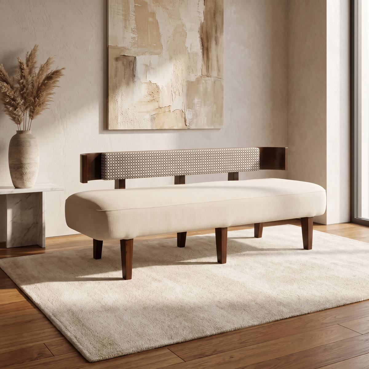 Aristo Curve Luxury Ottoman