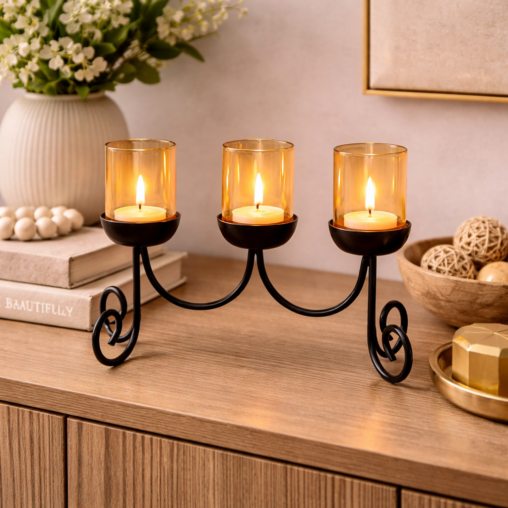Harmony 3-Candle Holder