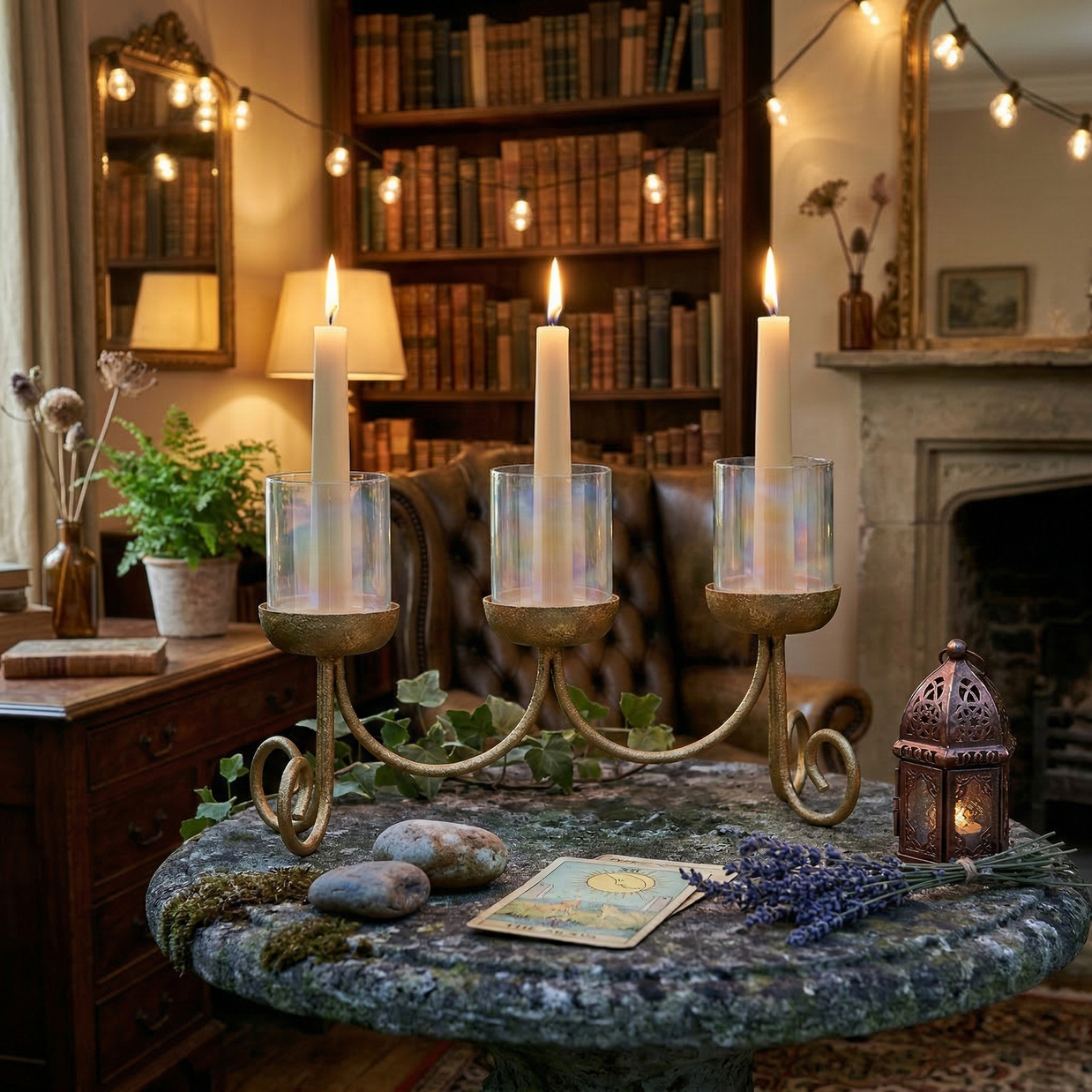 Opulent Trio Candle Base