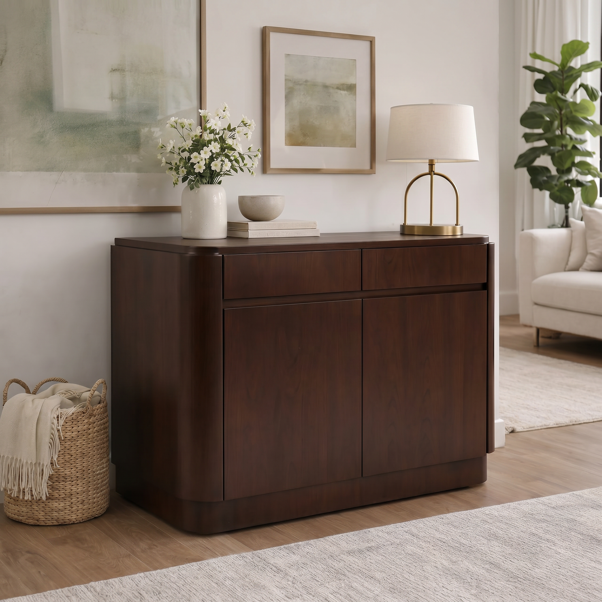 Grandwood Curve Cabinet