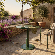 Botanica High-Gloss Green Outdoor Dining Table