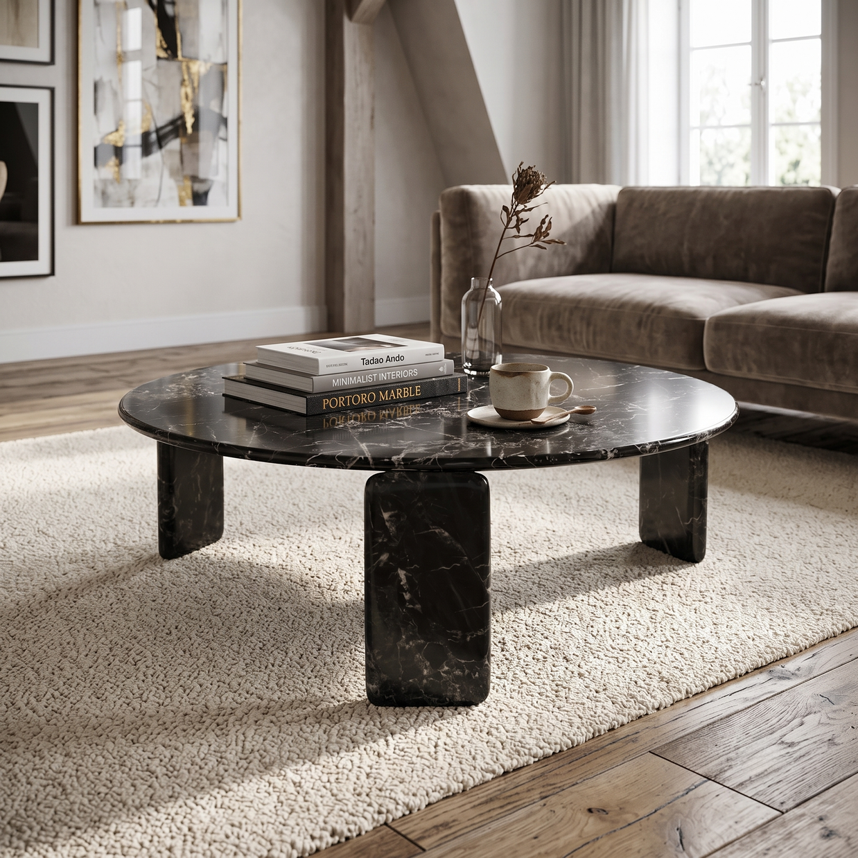 Elite Green Stone Coffee Table