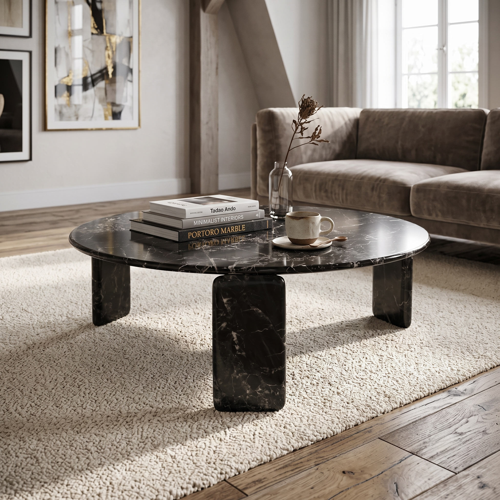 Elite Green Stone Coffee Table