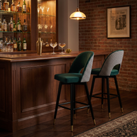 Monaco Velvet Bar Stool