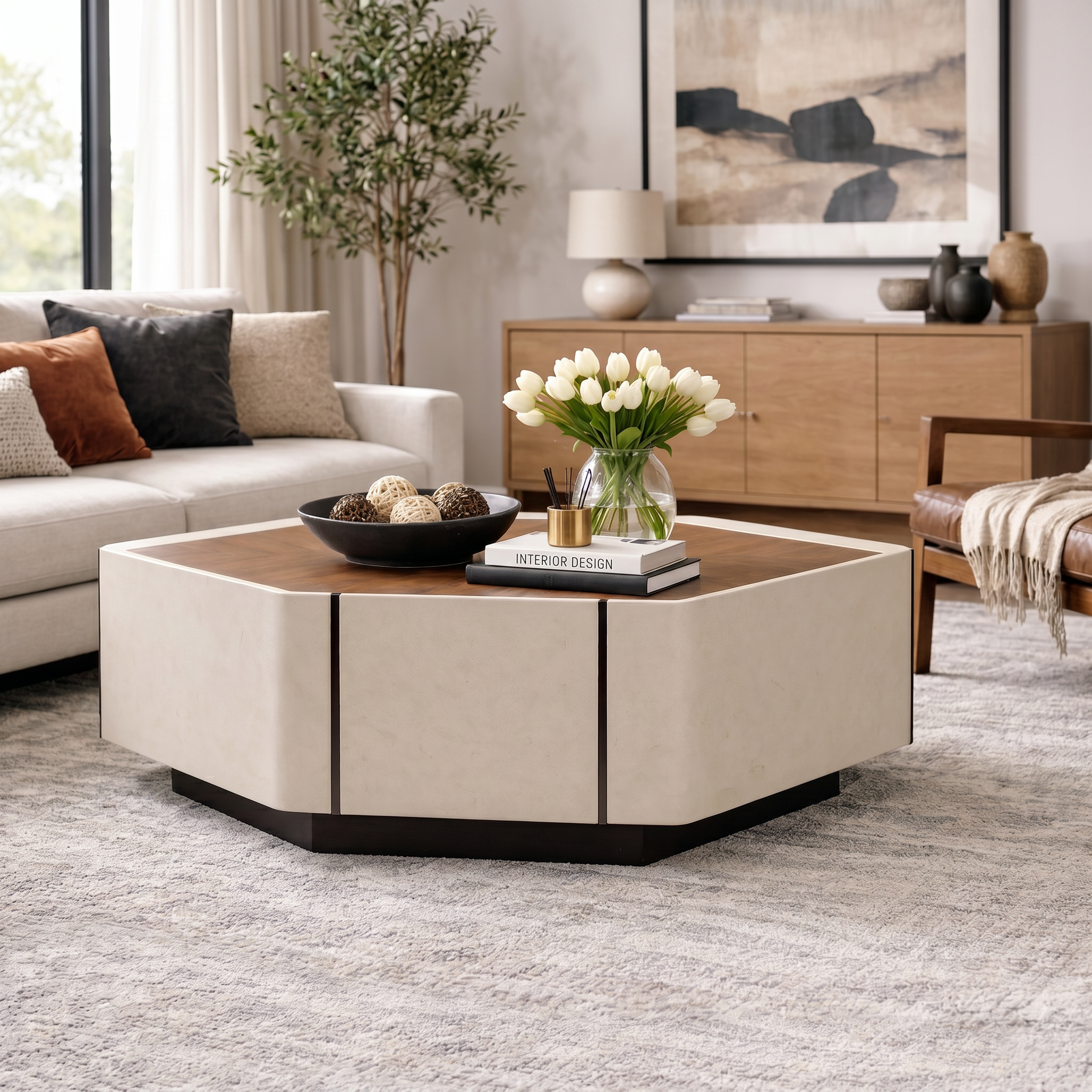 Hexora Luxe Coffee Table