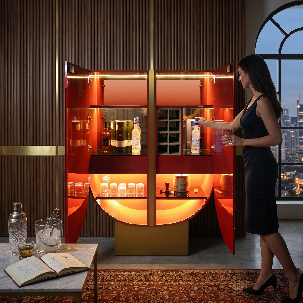 Grand Reserve Bar Cabinet