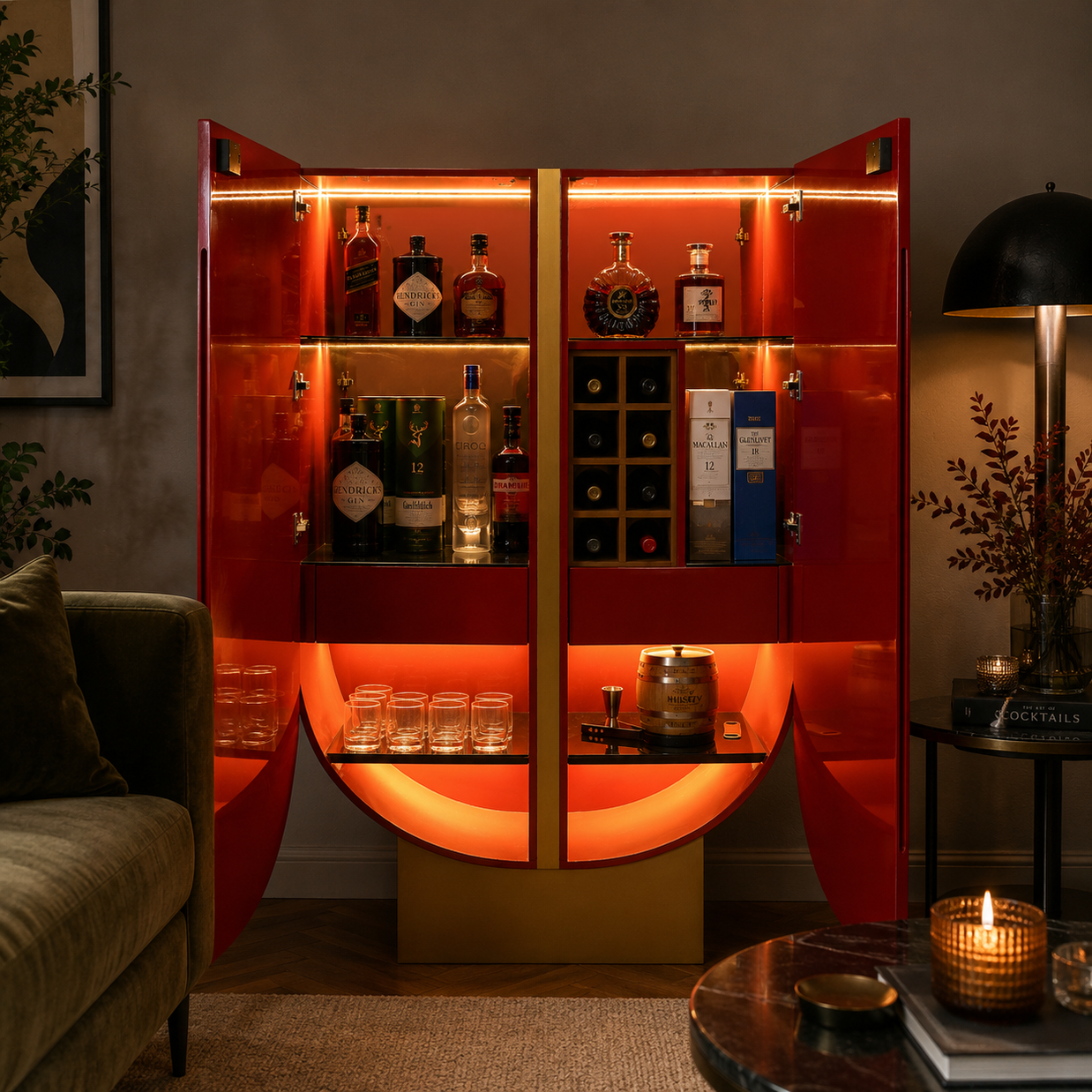 Grand Reserve Bar Cabinet