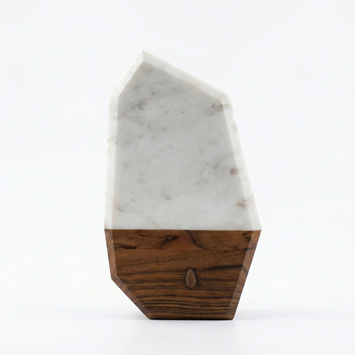 Geometric Marble Wooden Chopping Board