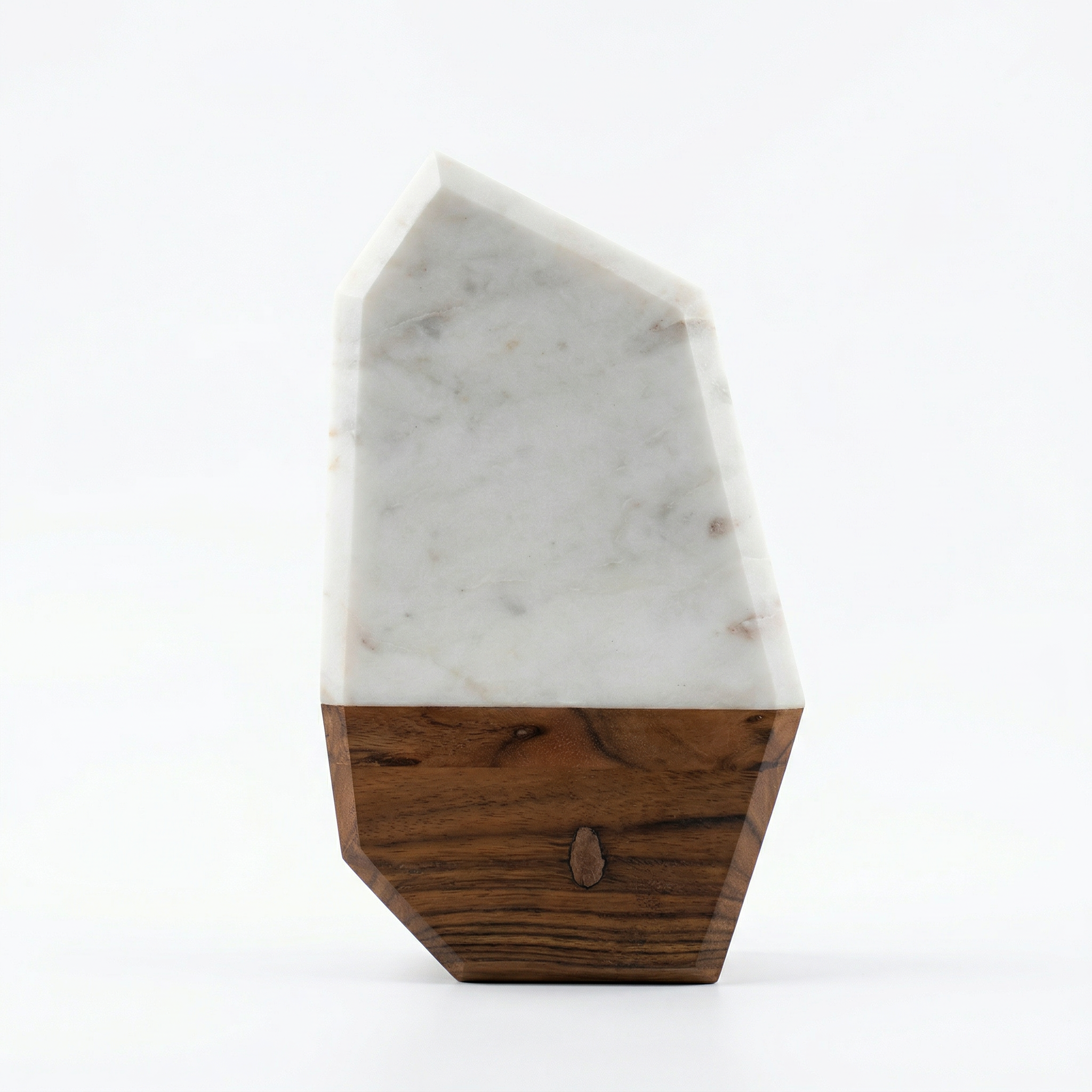 Geometric Marble Wooden Chopping Board