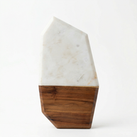 Angular Marble Wooden Chopping Board