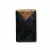 V Shape Marble Wood Serving Board