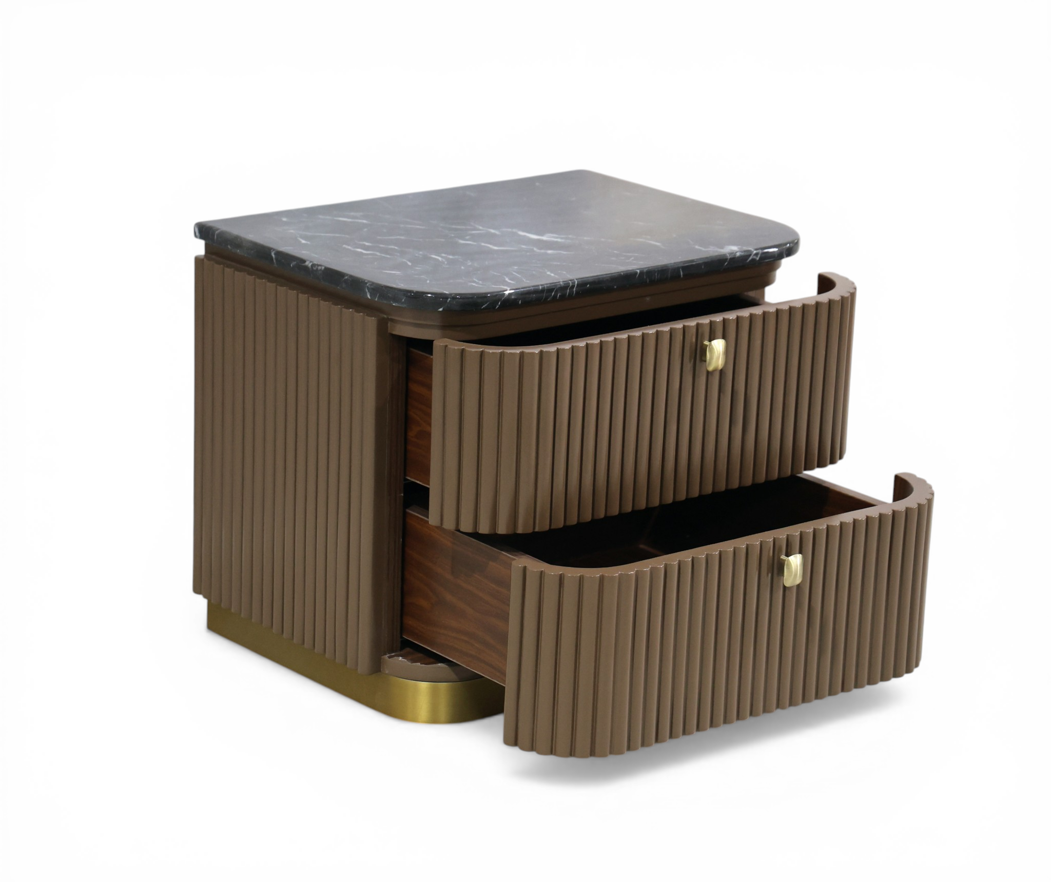 Lusso Gold Base Nightstand