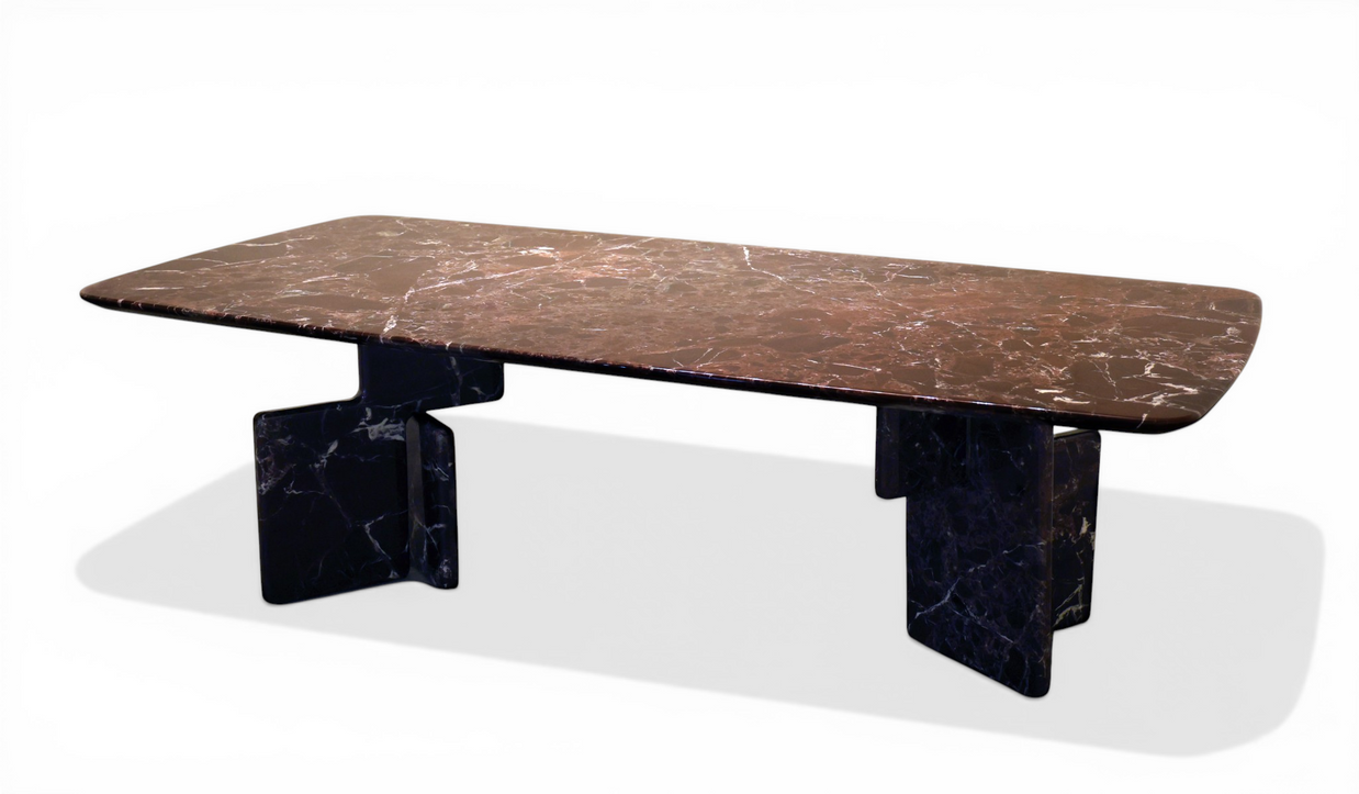 Makena Sculpted Stone Table