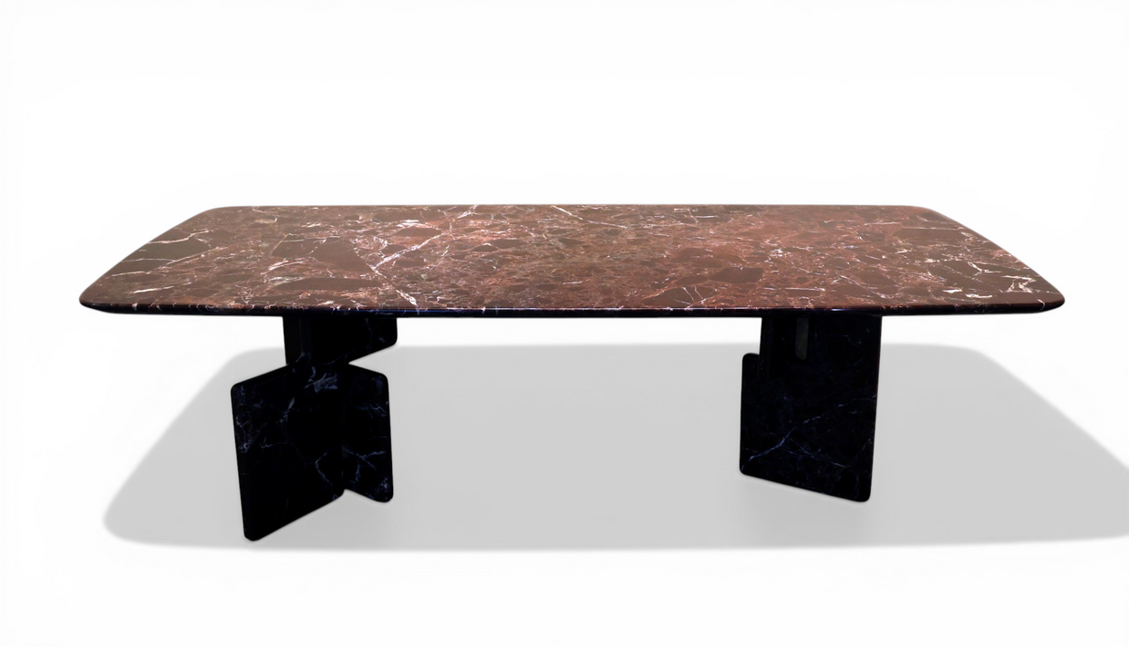 Makena Sculpted Stone Table