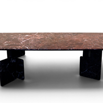 Makena Sculpted Stone Table