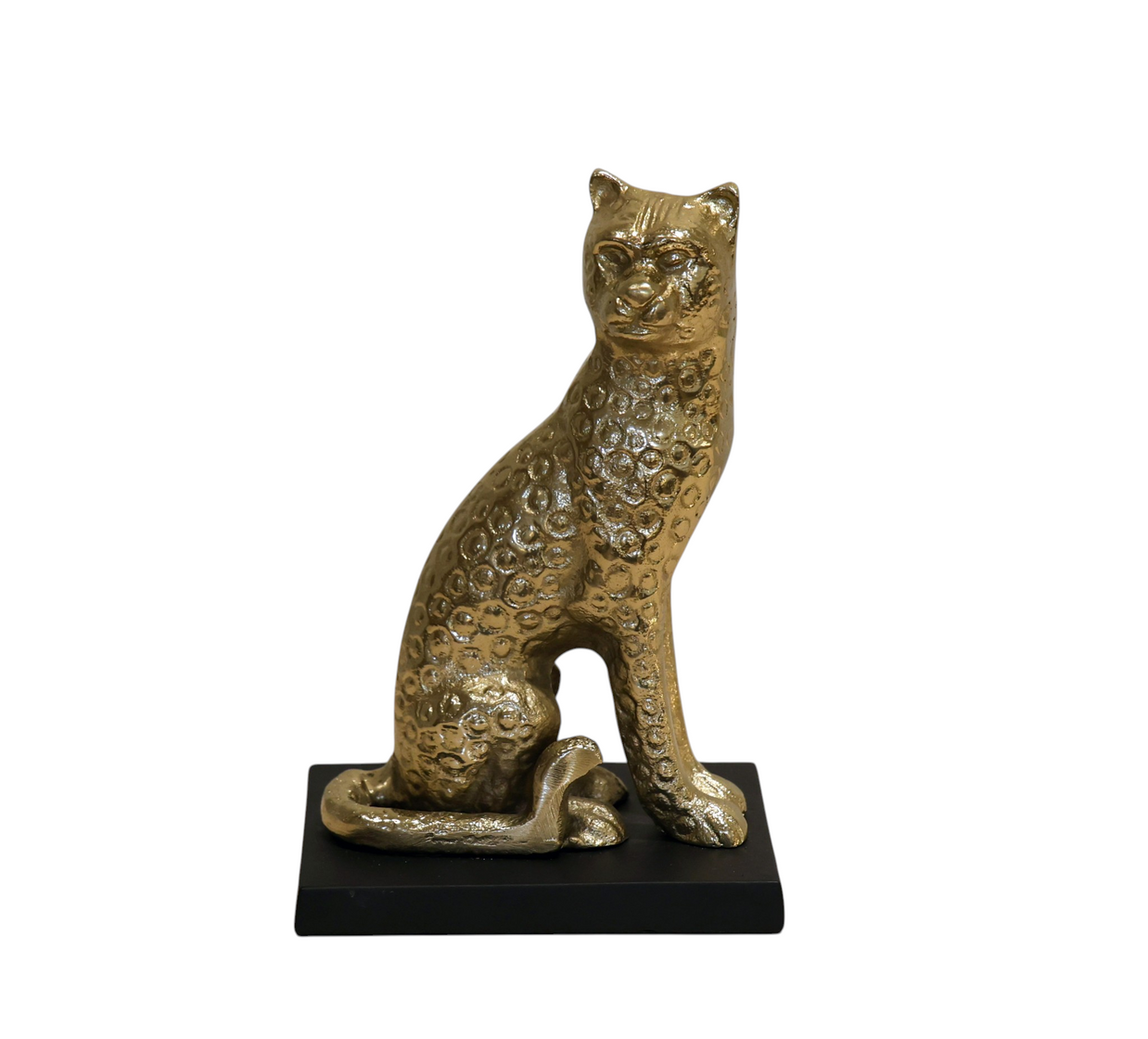 Veltrix Golden Leopard Figurine