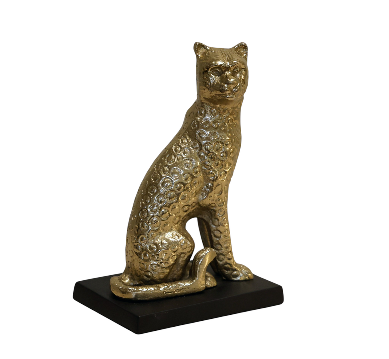 Veltrix Golden Leopard Figurine