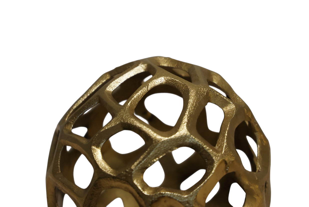Noiralis Openwork Sphere Art