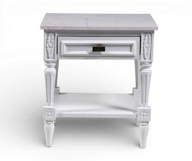 Prestige White Nightstand