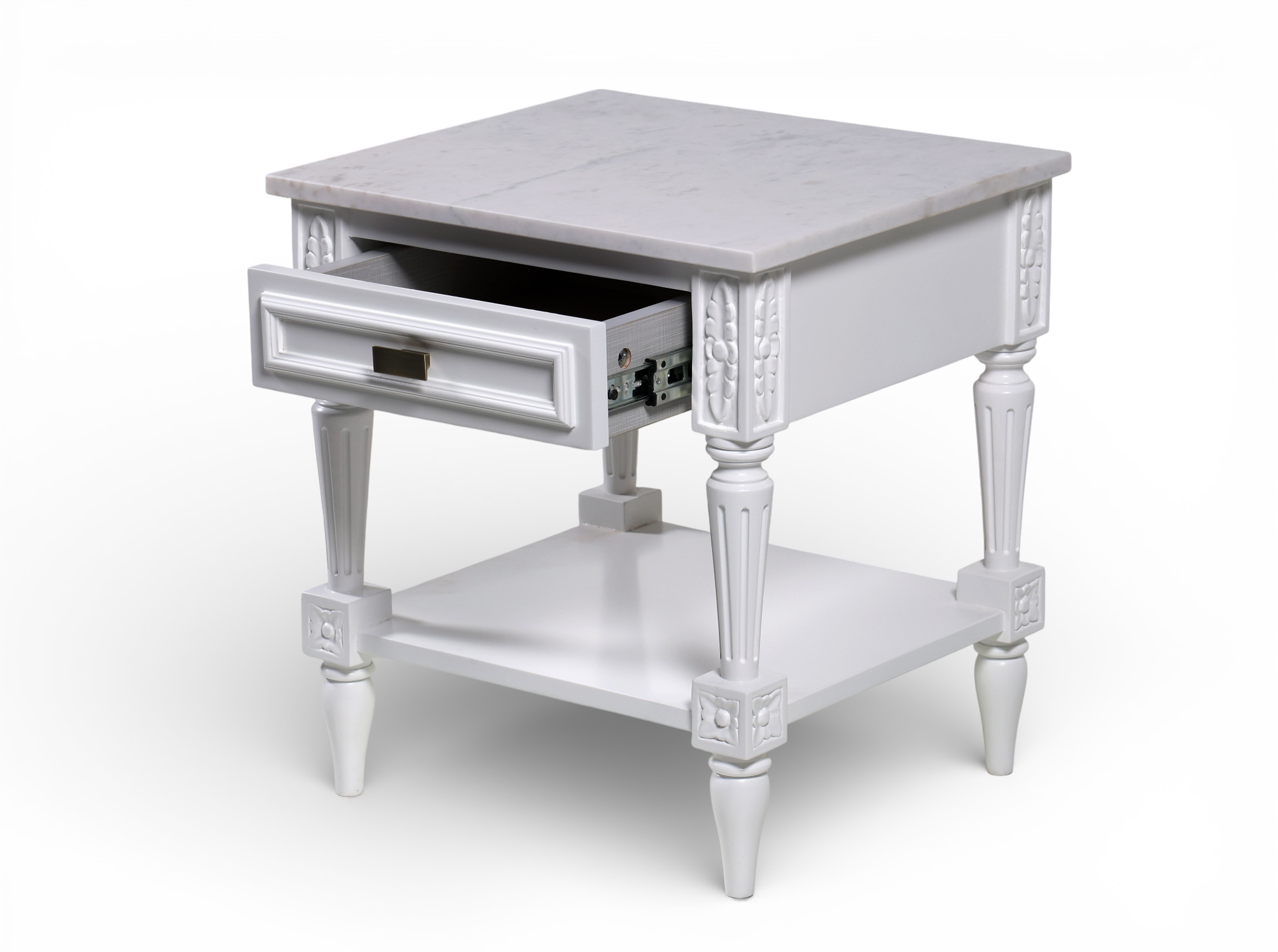 Prestige White Nightstand