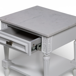 Prestige White Nightstand