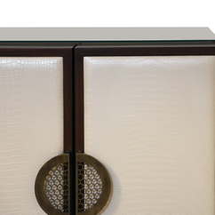 Geometric Fold-Out Cocktail Cabinet
