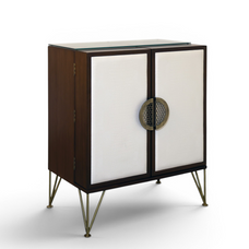 Geometric Fold-Out Cocktail Cabinet