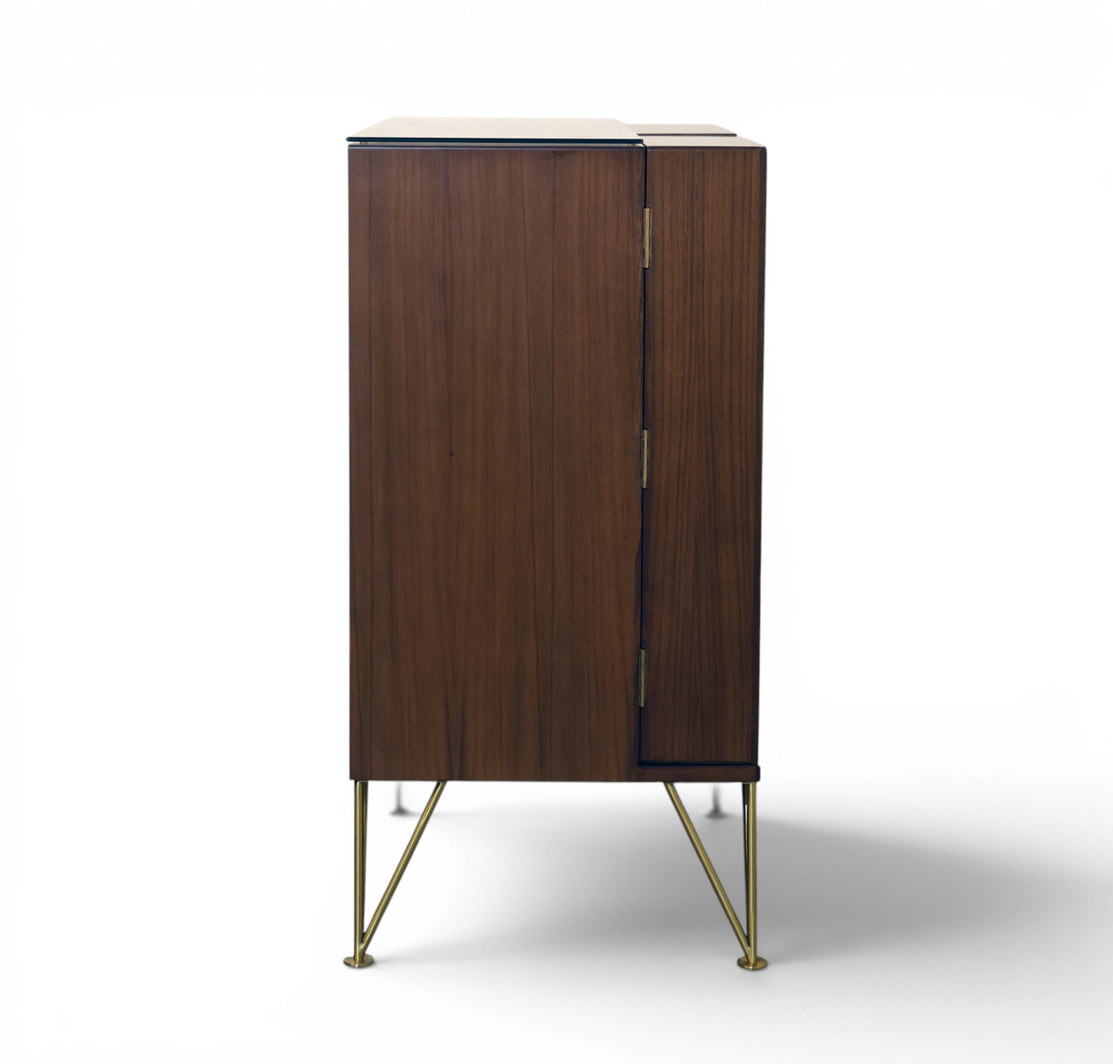 Geometric Fold-Out Cocktail Cabinet