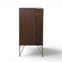 Geometric Fold-Out Cocktail Cabinet
