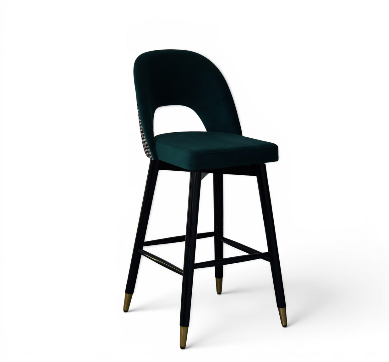 Monaco Velvet Bar Stool