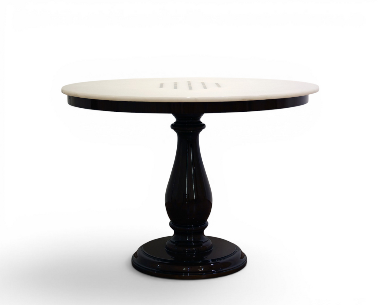 Orion Geometric-Inlay Accent Table