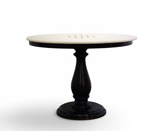 Orion Geometric-Inlay Accent Table