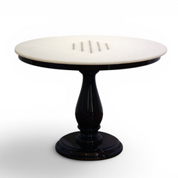 Orion Geometric-Inlay Accent Table