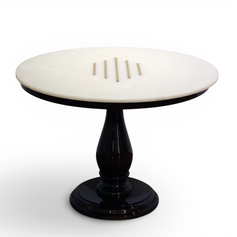 Orion Geometric-Inlay Accent Table