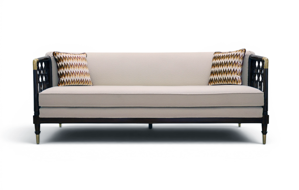 Casablanca Carved Lattice Sofa L