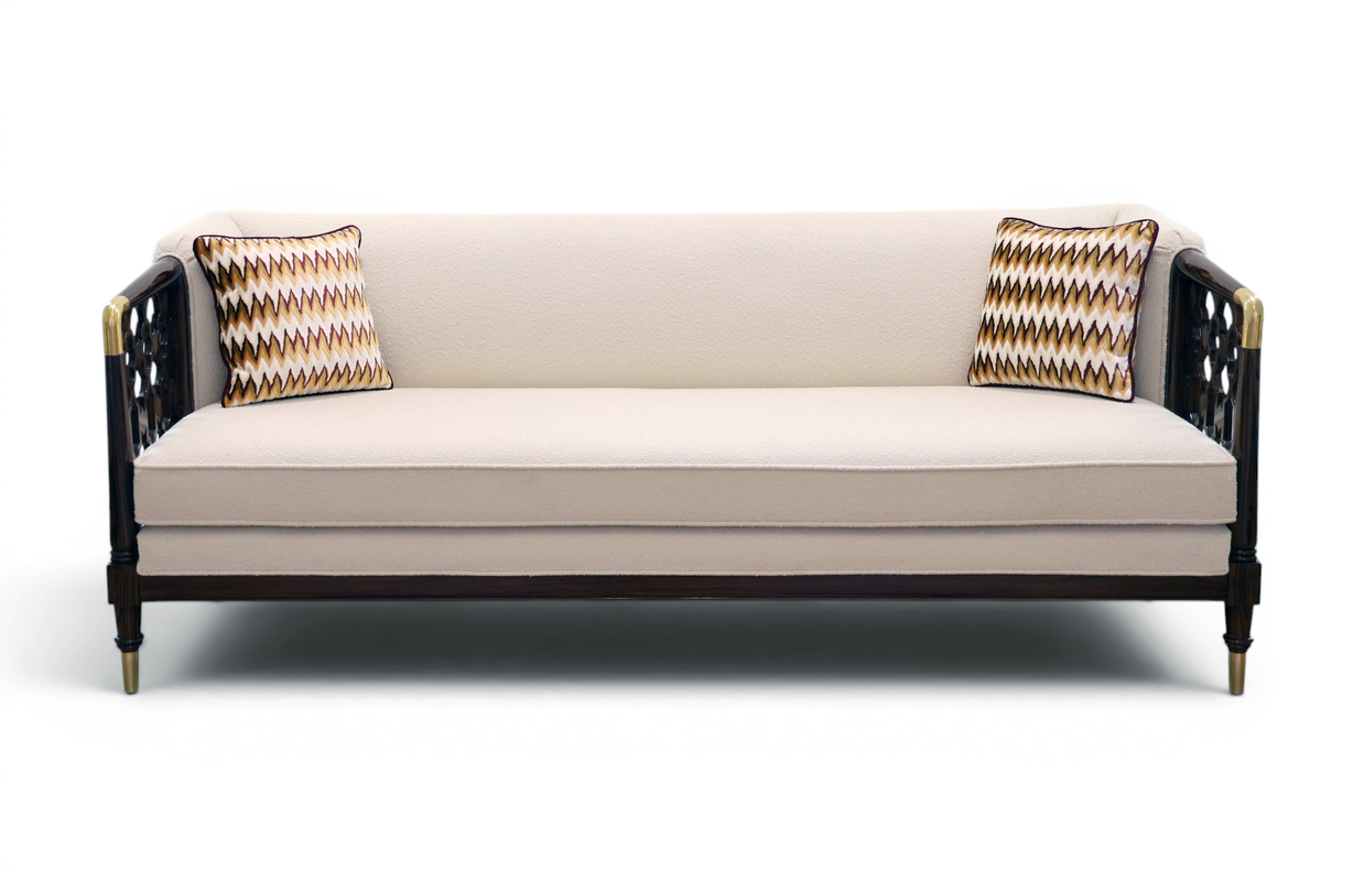 Casablanca Carved Lattice Sofa L