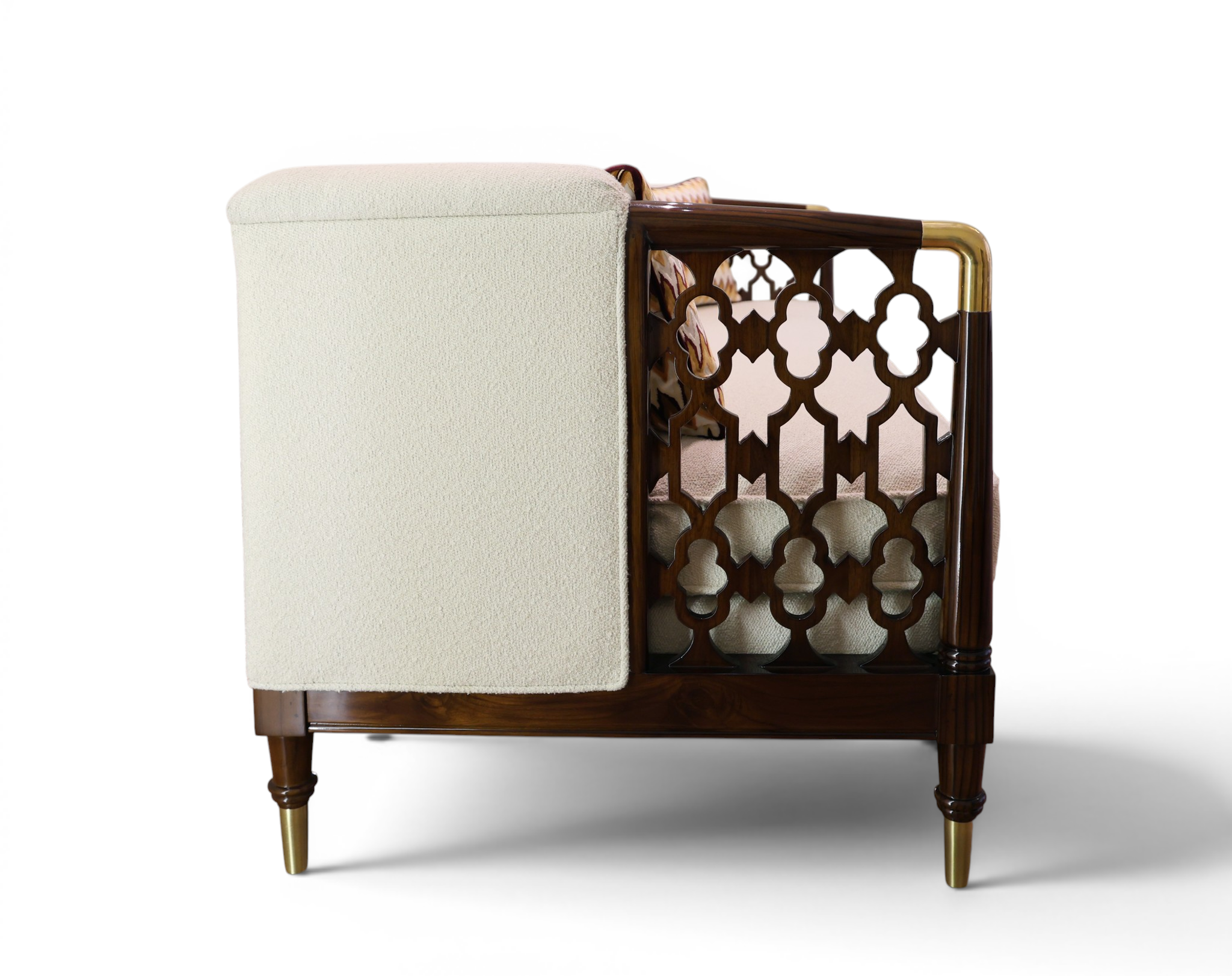 Casablanca Carved Lattice Sofa L