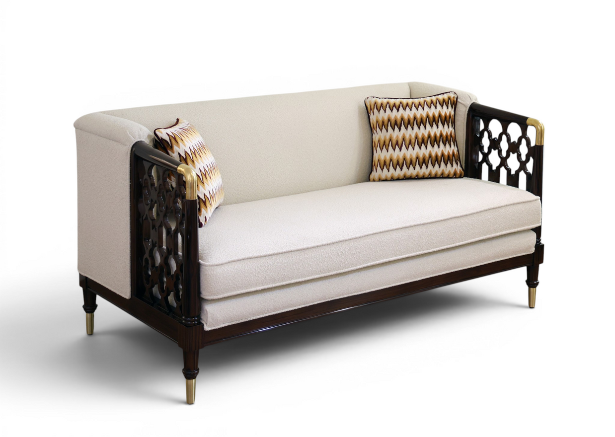 Casablanca Carved Lattice Sofa M