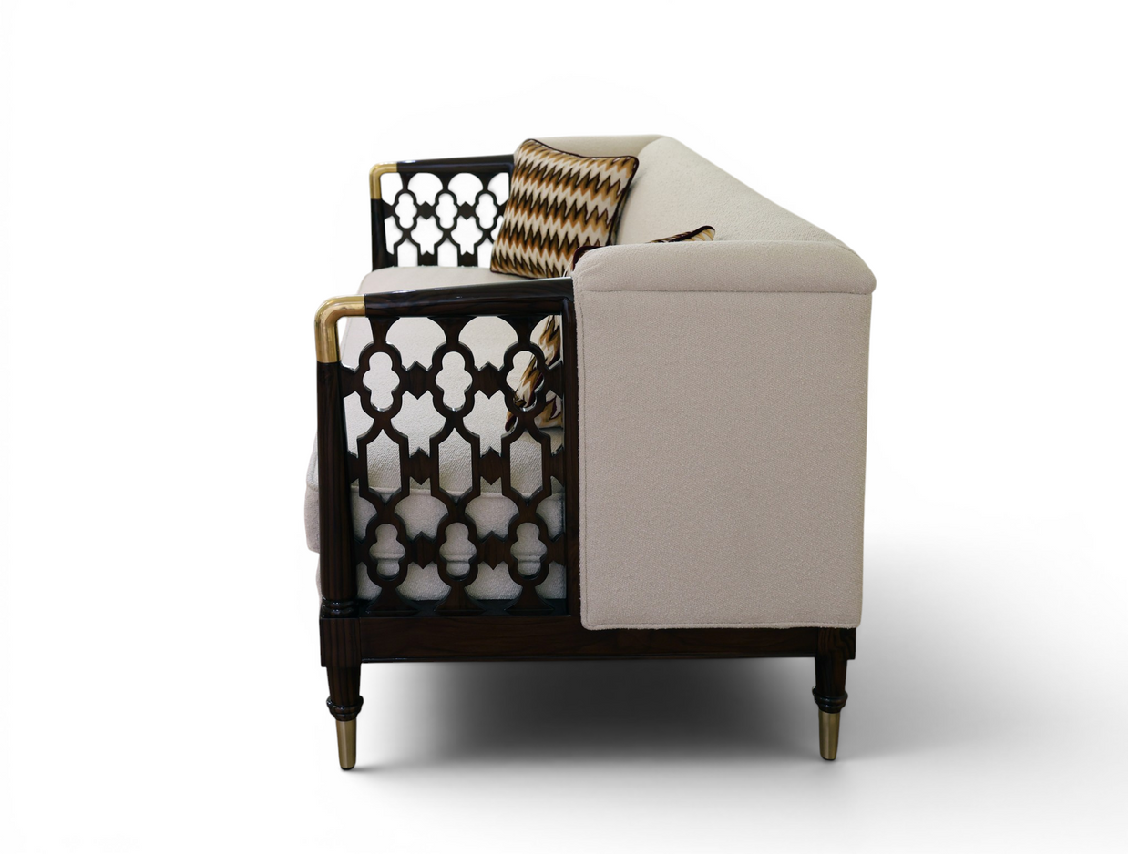 Casablanca Carved Lattice Sofa M
