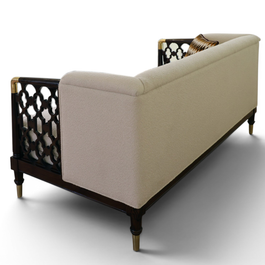 Casablanca Carved Lattice Sofa L