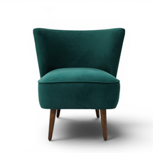 Avalon Tailored Green Velvet Chair