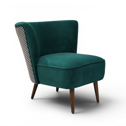 Avalon Tailored Green Velvet Chair