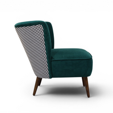 Avalon Tailored Green Velvet Chair