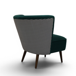 Avalon Tailored Green Velvet Chair
