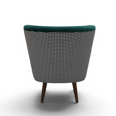 Avalon Tailored Green Velvet Chair
