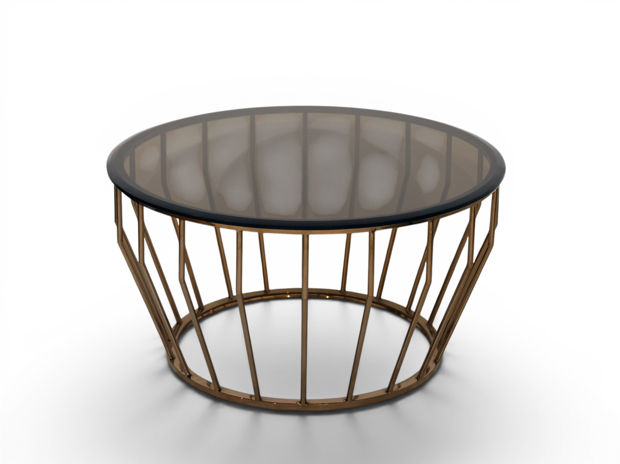 Aurelia Gold Wireframe Coffee Table