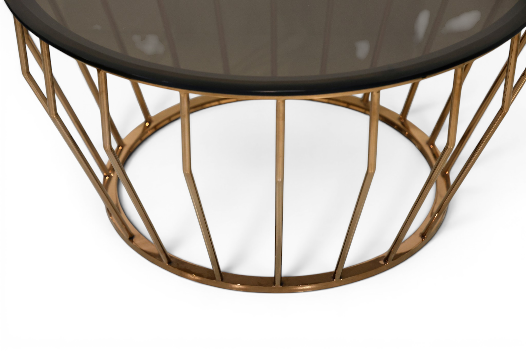 Aurelia Gold Wireframe Coffee Table